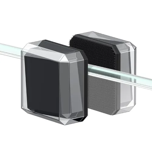 Pawfly Pulitore Magnetico 2,5 cm spazzola vetro 0,5 cm mini