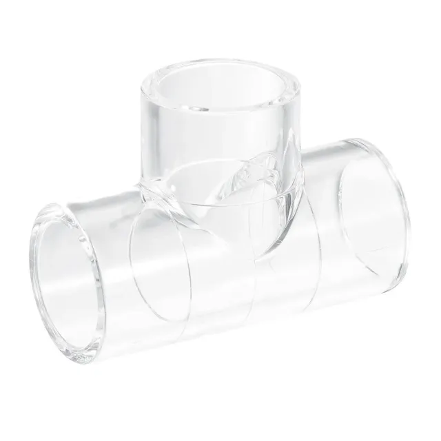 Aquariatech Raccorderia Raccordo a T Ø40 Acrilico Trasparente