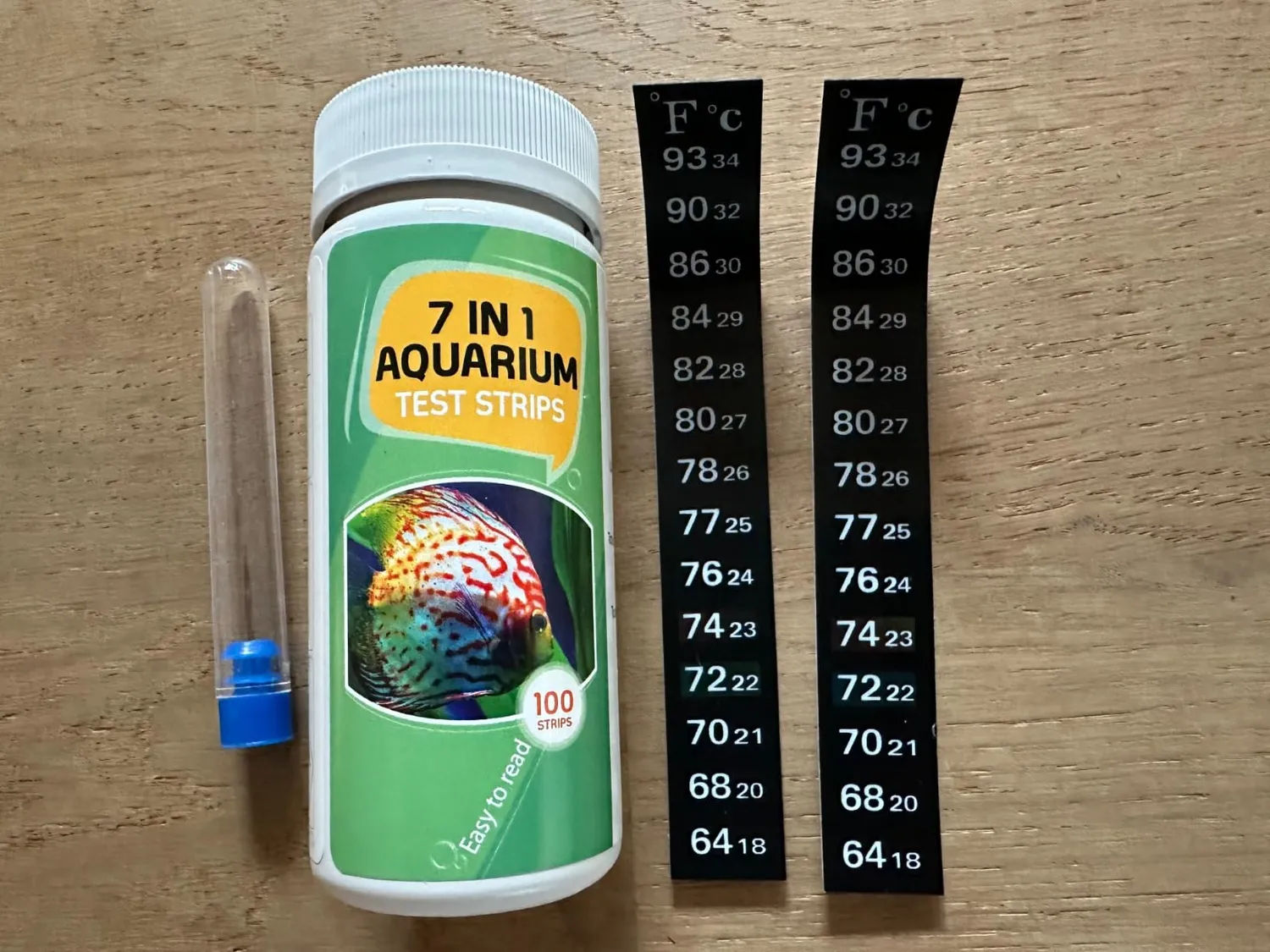 Pawfly 7 in 1 strisce test acquario 100 pz 7 parametri