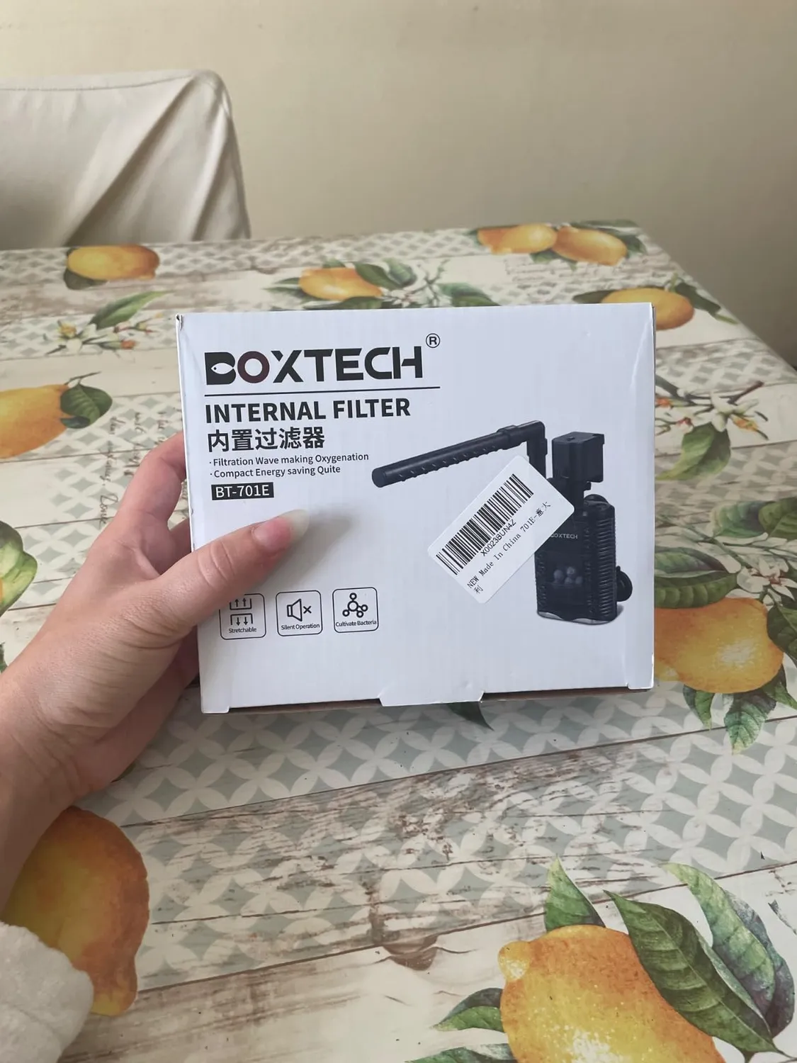 boxtech 5 in 1 filtro interno acquario 3W 390 L/H 75-150 L