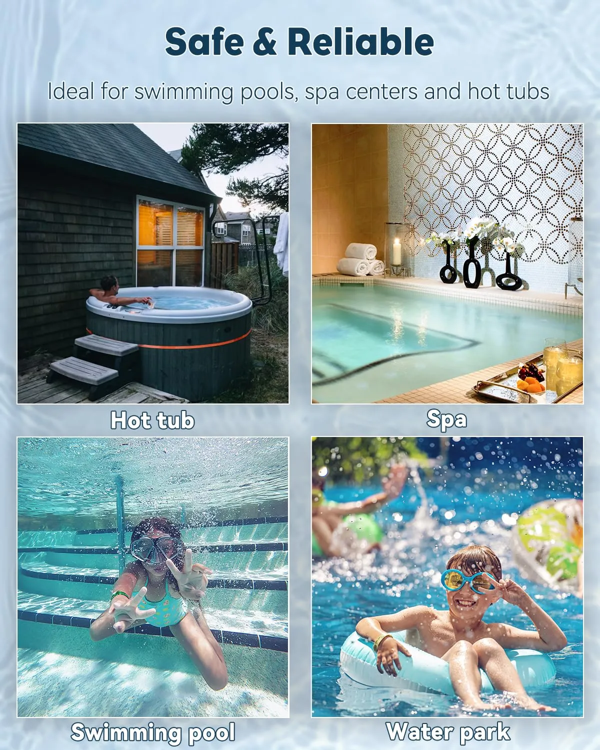 Pawfly Strisce Test Piscina 6 in 1 150 Pezzi pH Cloro