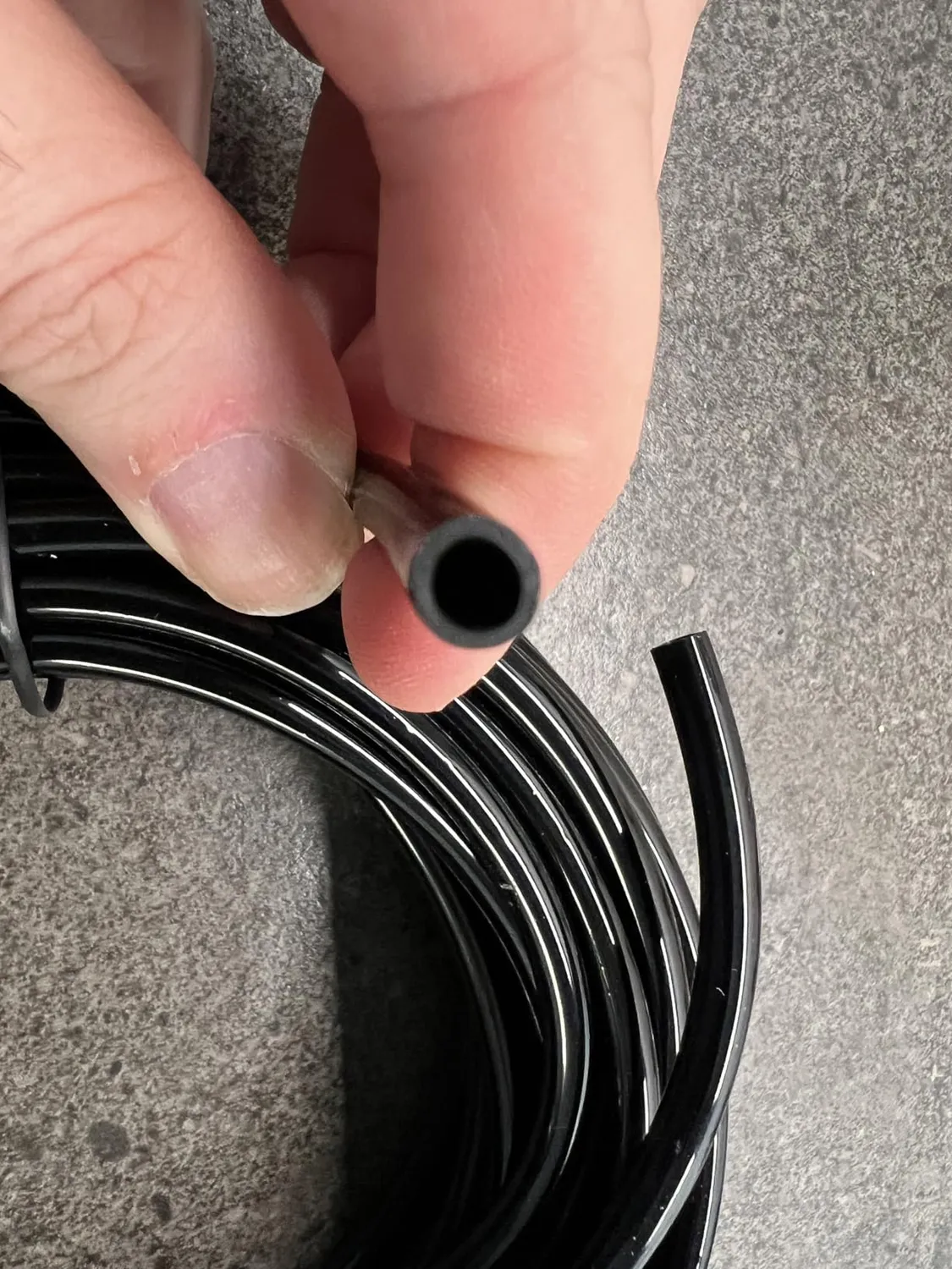 Pawfly tubo irrigazione 61 m 4-6 mm PVC nero