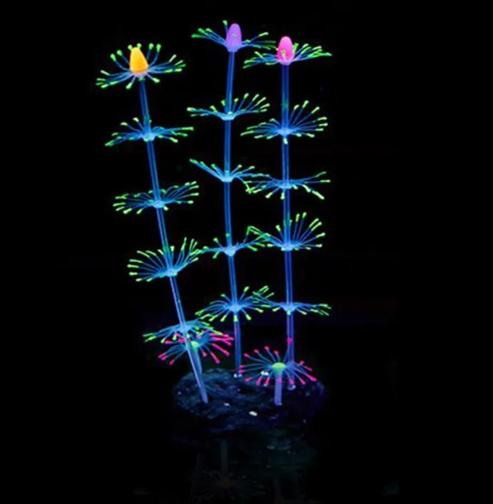 Aquariatech Decorazione 08G 8x6x18 cm Silicone Fluorescente