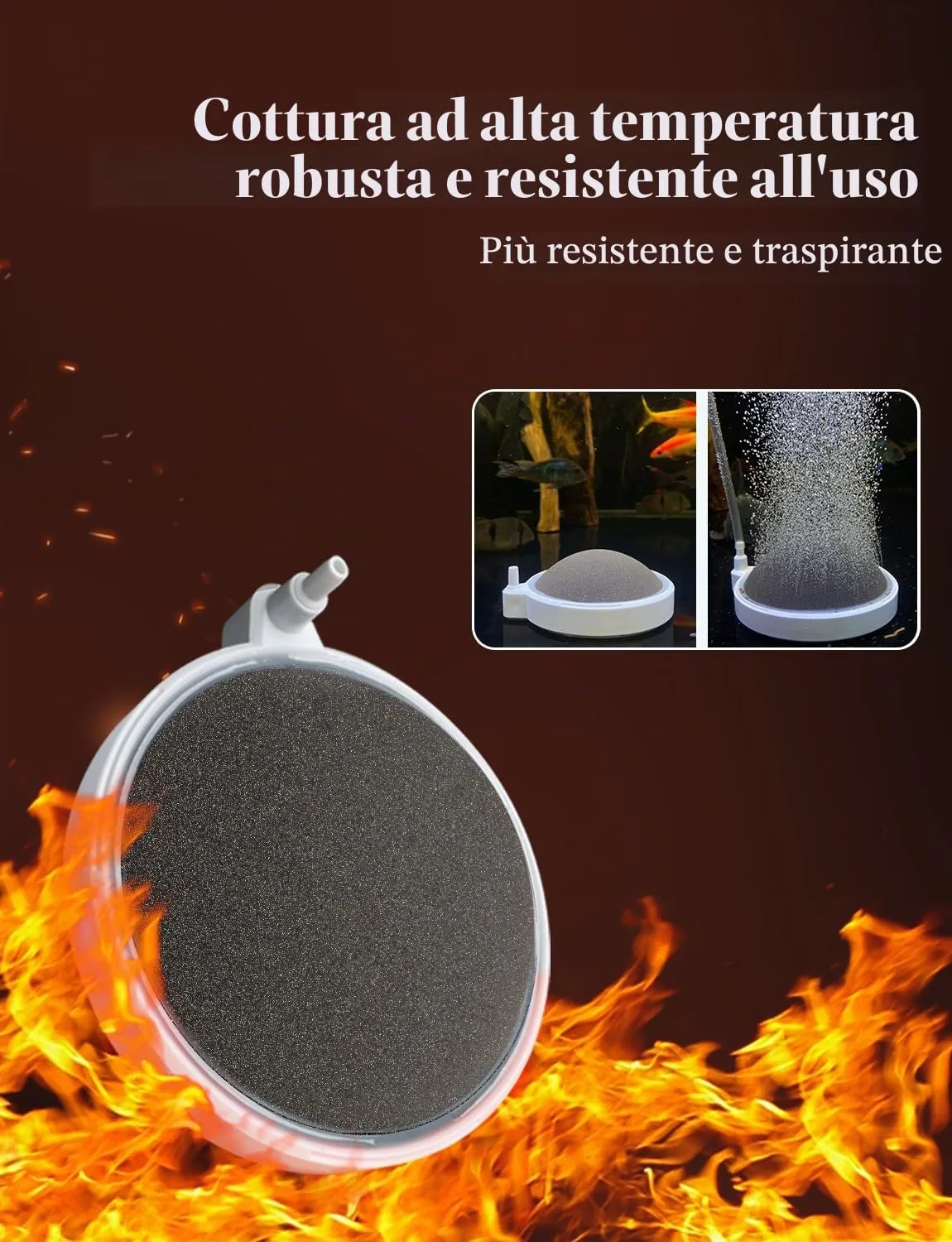 Boxtech Pietra Aria Acquario 50 mm Nano a Bolle Sottili