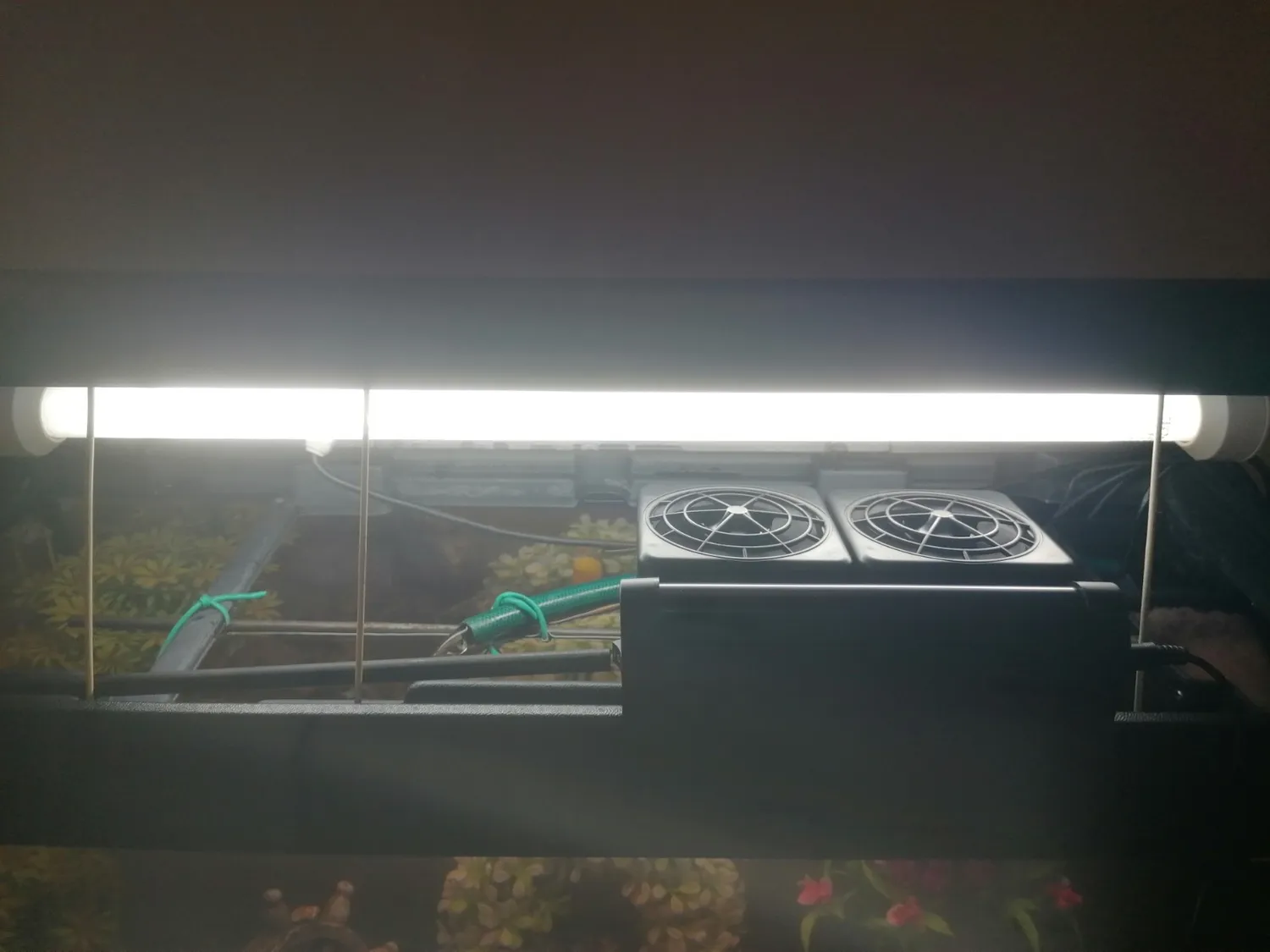 LONDAFISH ventola raffreddamento acquario 2 ventole 12V