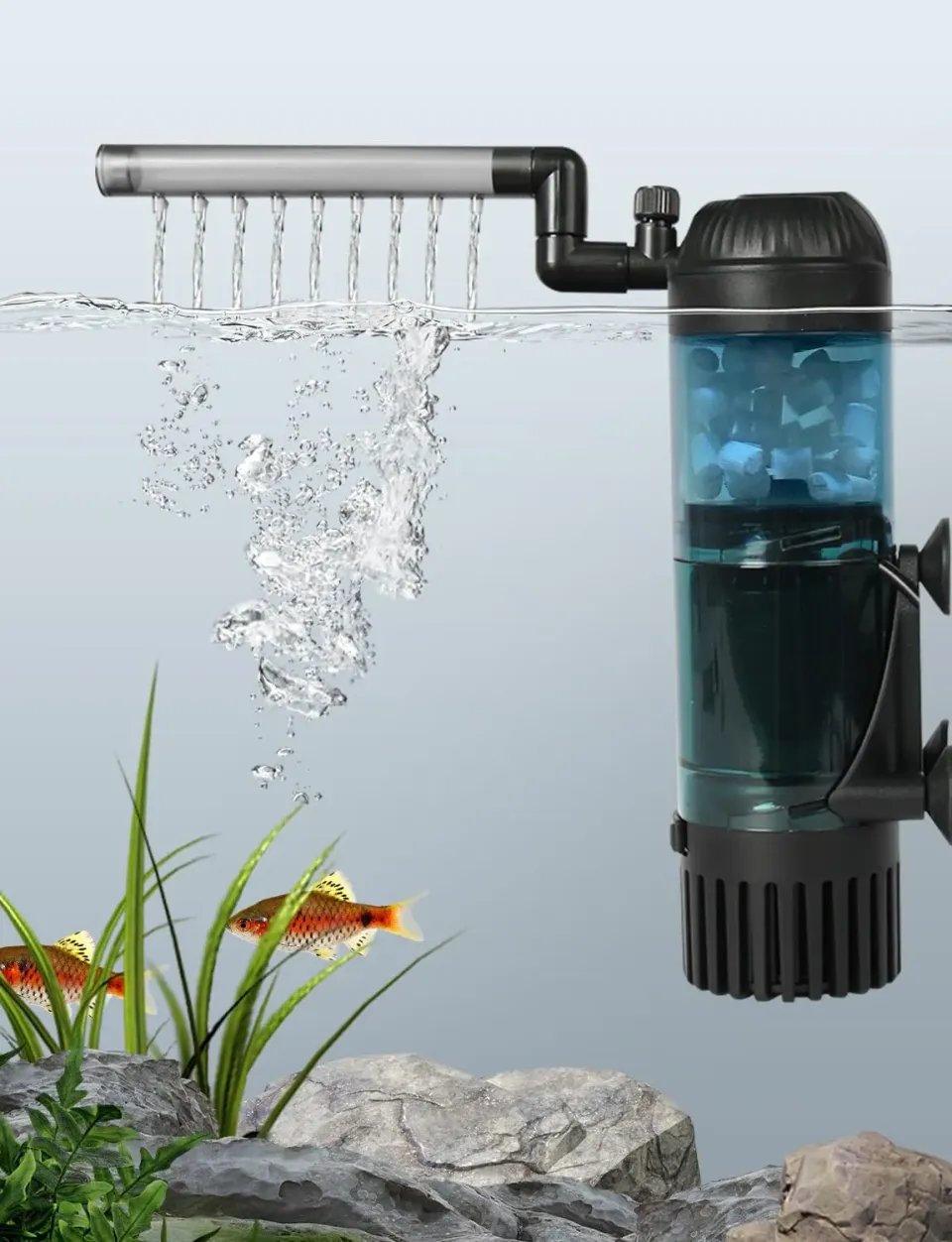 boxtech 5 in 1 filtro interno acquario 300 L/h 20-75 L