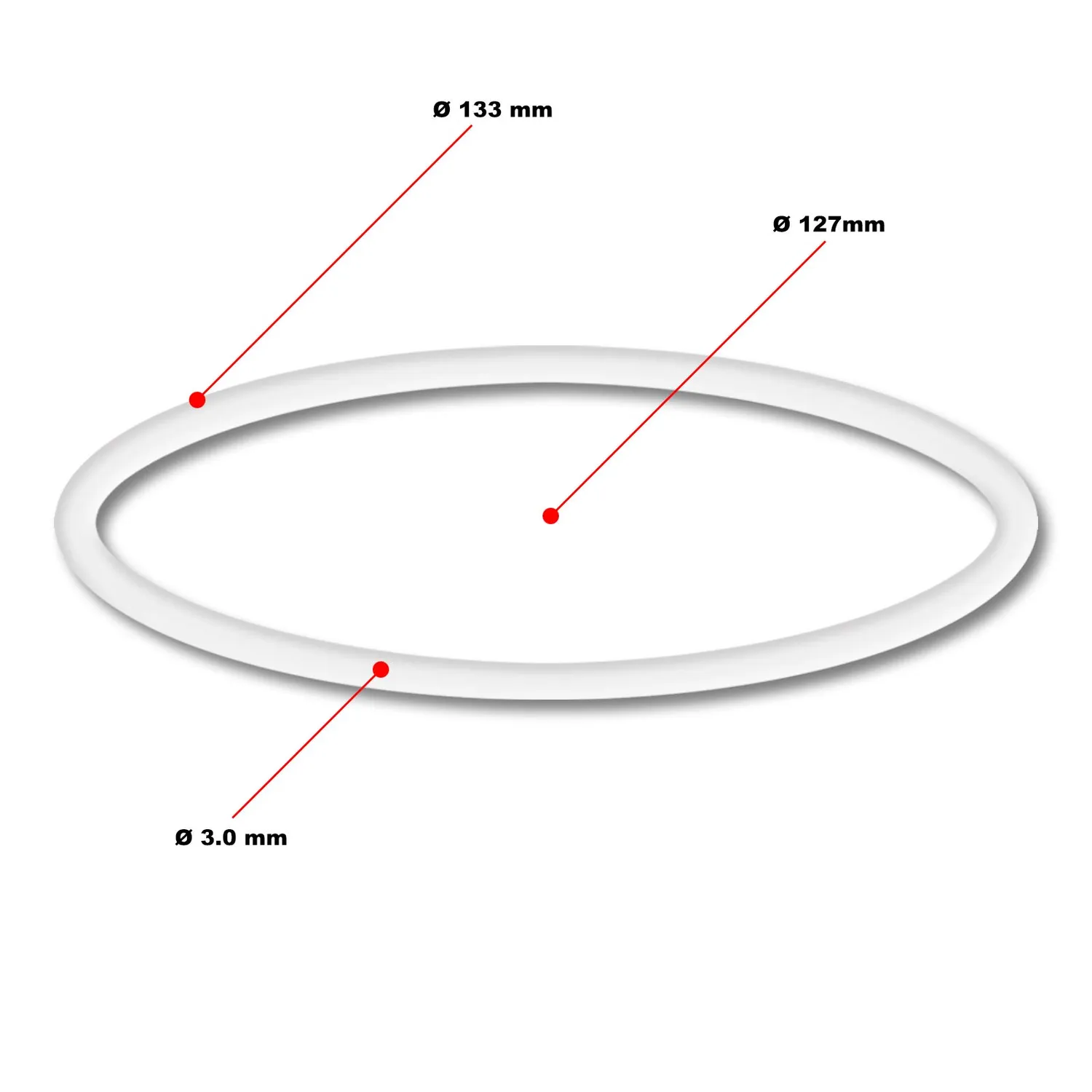 SunSun CPP-10000F O-Ring 1 ricambio pompa bianco