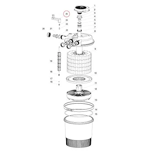 SunSun CPF Maniglia Filtro a Pressione per CPF-20000/30000