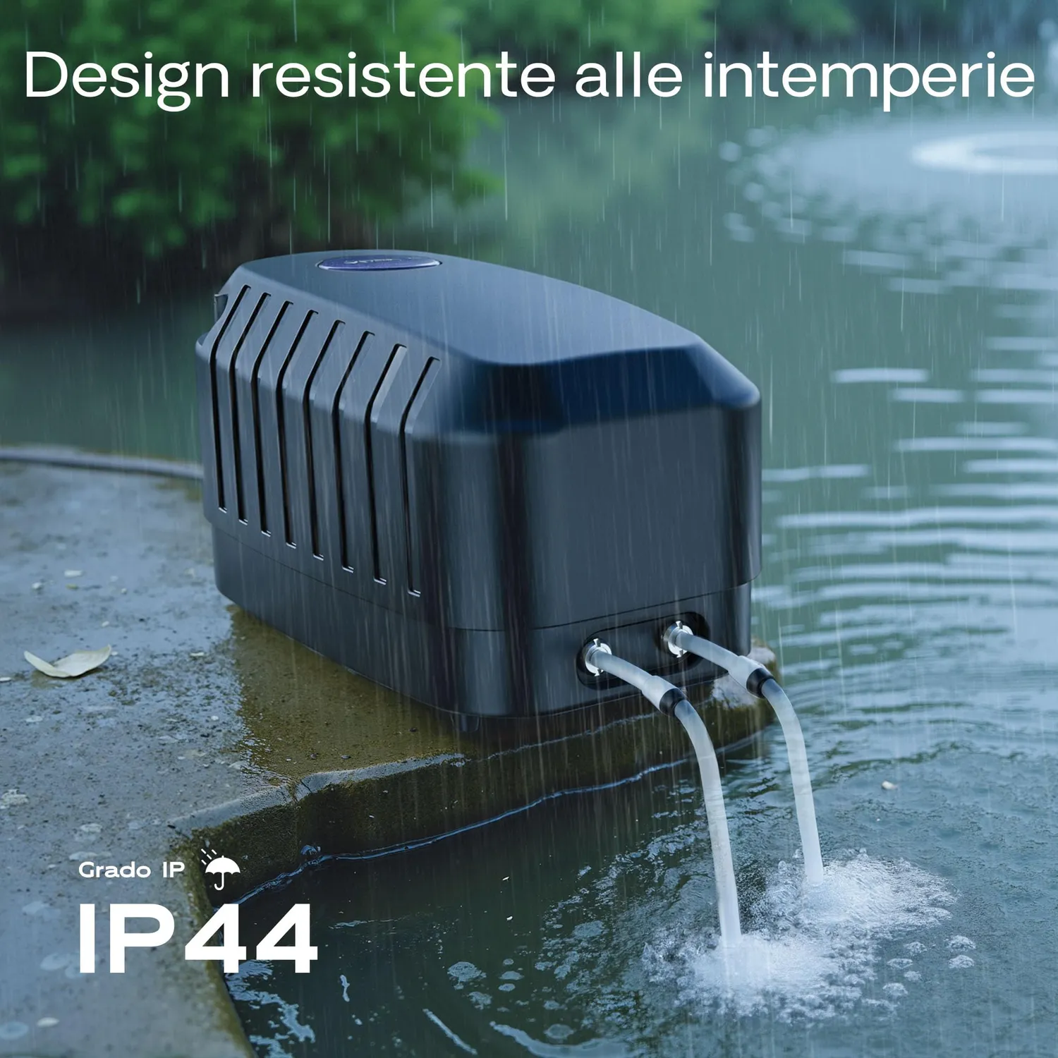 SunSun CAP-10 aeratore acquario 8W 13 l/min 4 uscite