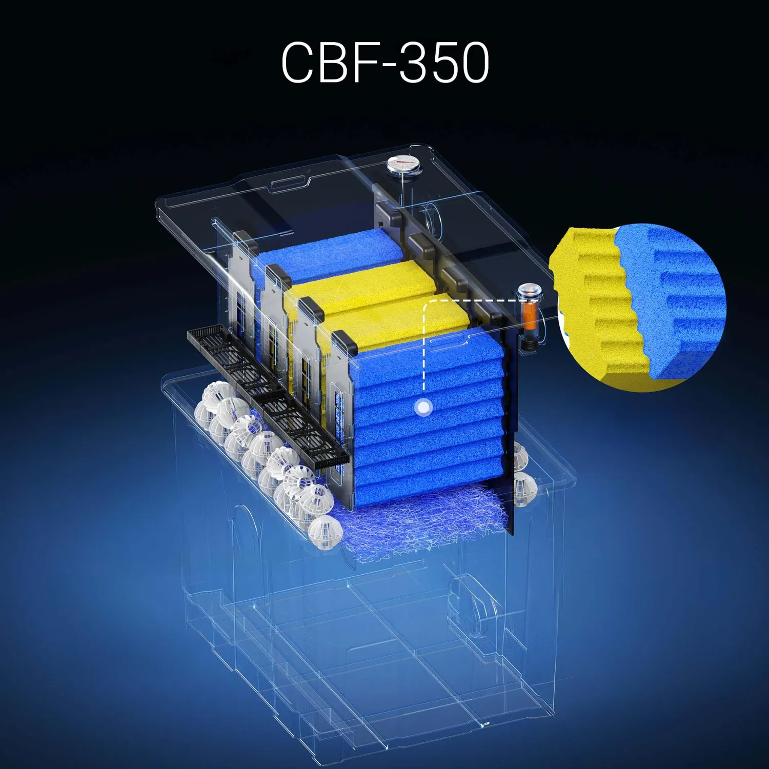 SunSun CBF-350B Spugna Grossa Ricambio Biofiltro