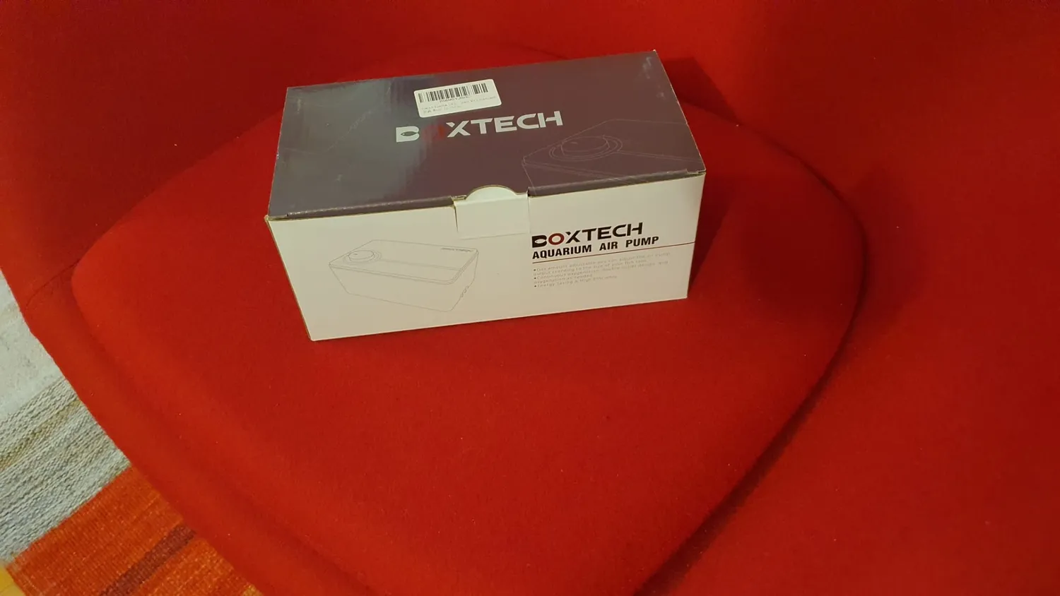 Boxtech Pompa Aria Acquario 5W Bianca 2 Uscite Regolabile