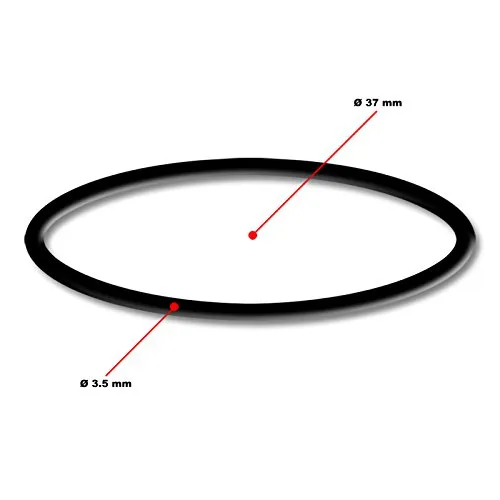 SunSun CUF 2500 5000 6000 o-ring 45x4 ricambio nero