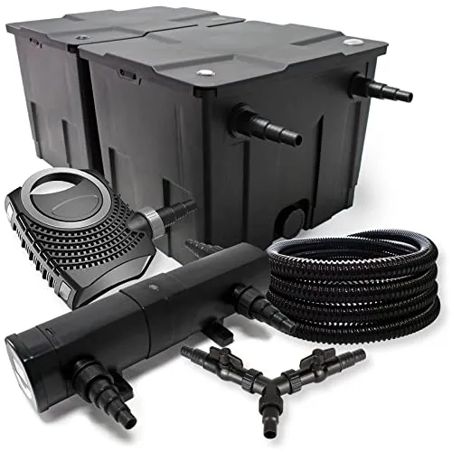 SunSun CBF-350B set filtro laghetto 60000 l UVC 36W pompa tubo