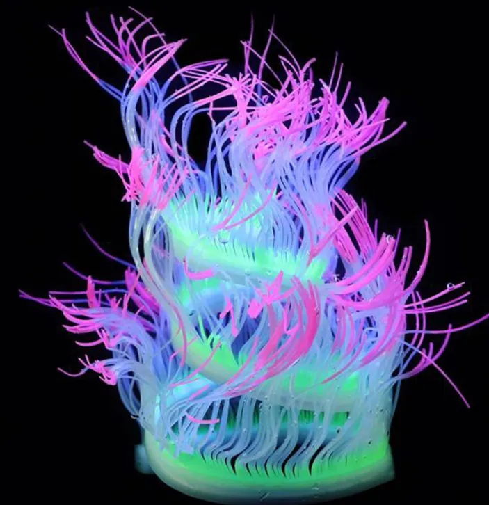 Aquariatech decorazione silicone fluorescente 21P 75 cm