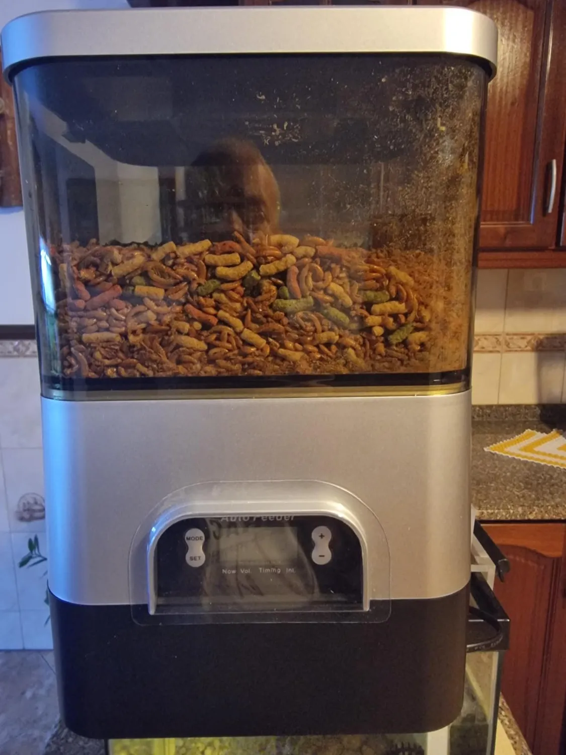 Pawfly mangiatoia automatica laghetto 7,5 L timer