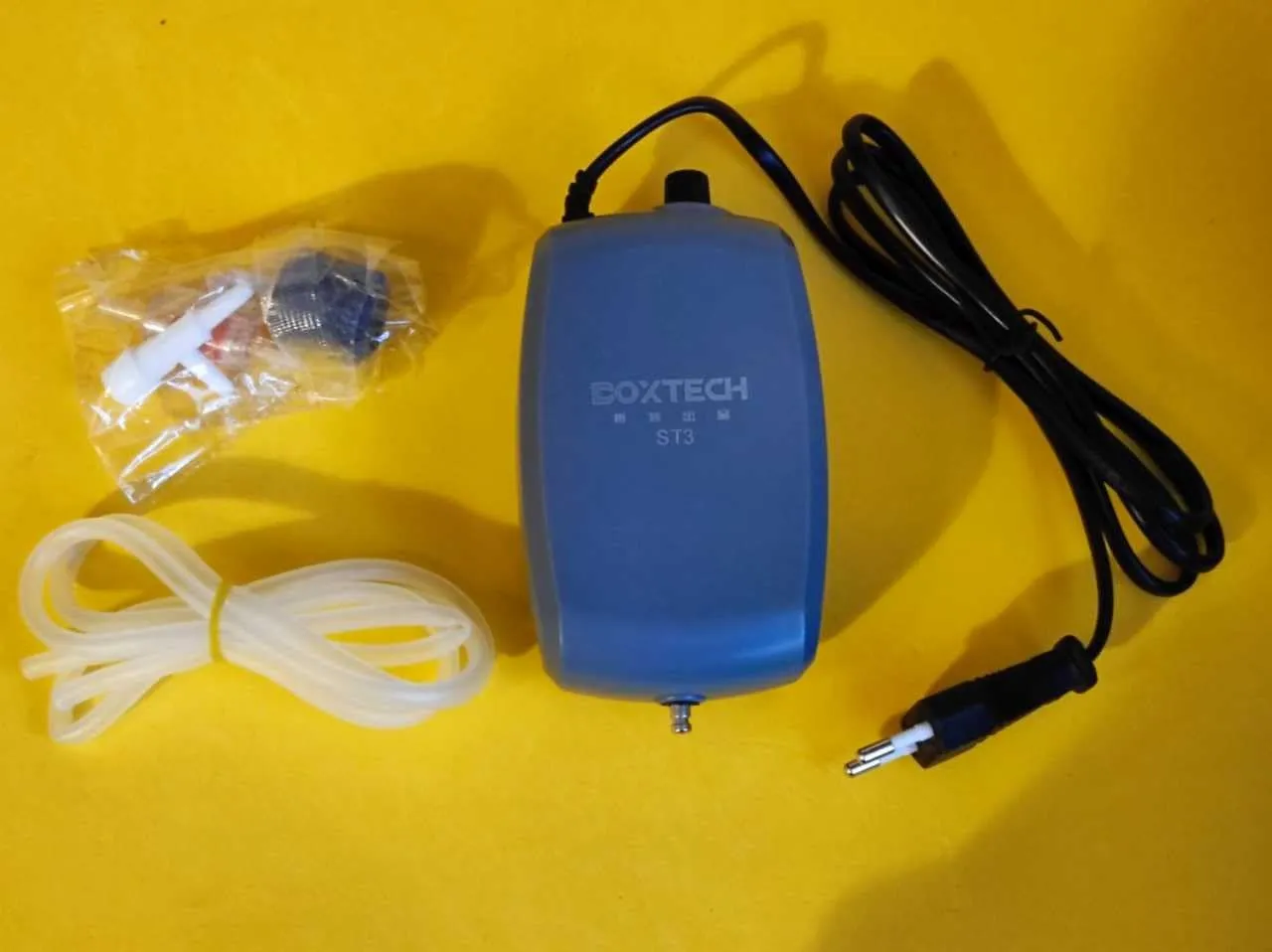 Boxtech aeratore acquario regolabile 3W doppia uscita