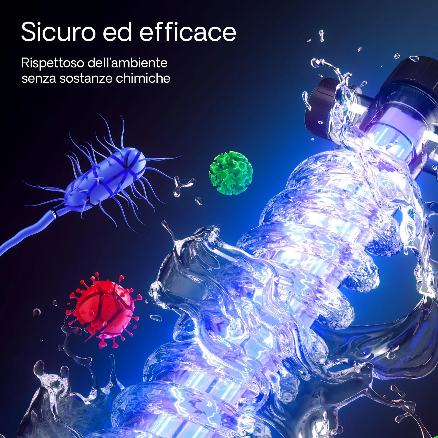 SunSun CUV-172 Chiarificatore UVC 72W Laghetti