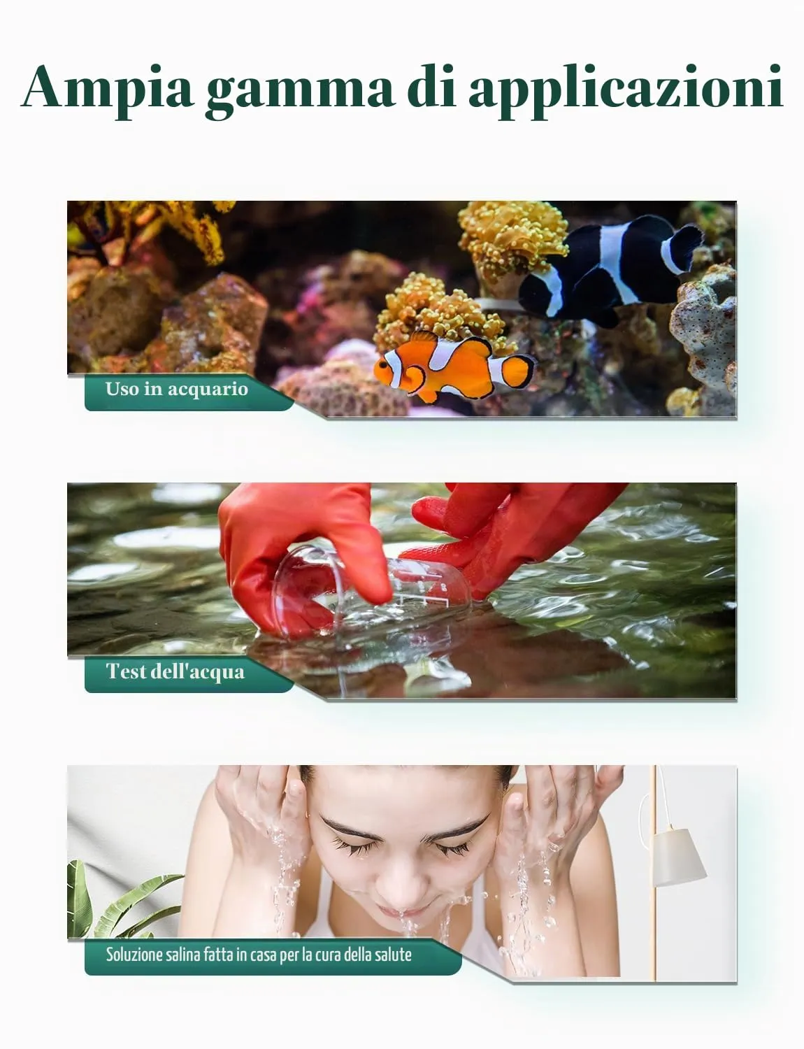 Boxtech Densimetro Acqua Salata Acquario Marino con Scala Salinità
