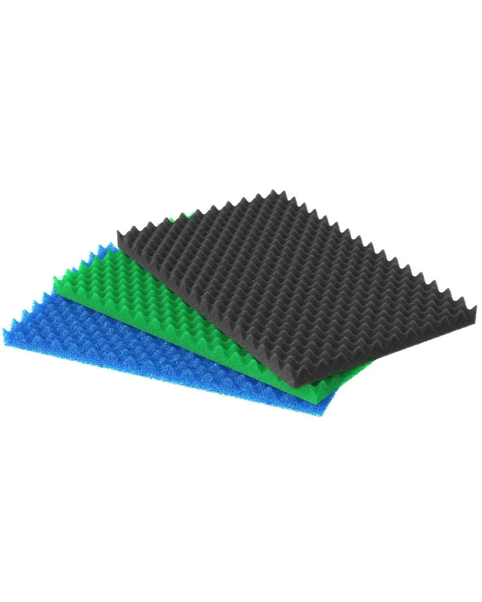 Pawfly Spugne Filtro Acquario 45x28 cm 3 Pezzi Miste