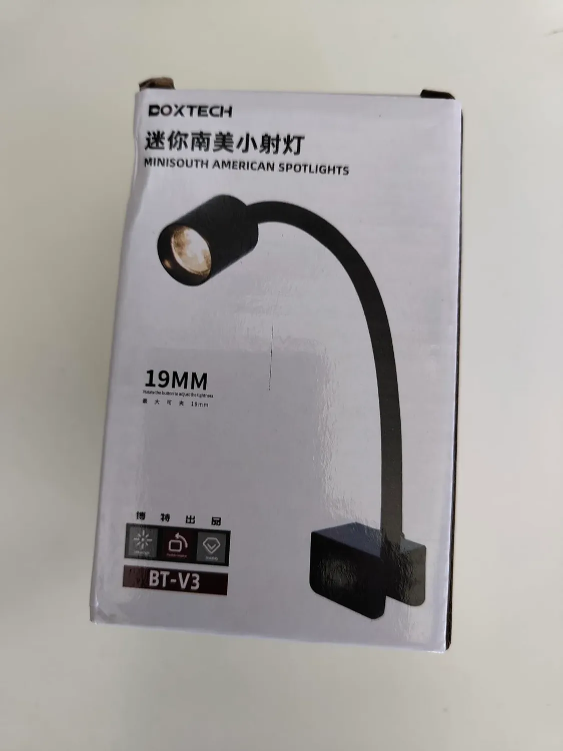 boxtech LED 3W faretto acquario COB 3 luci nano vasche
