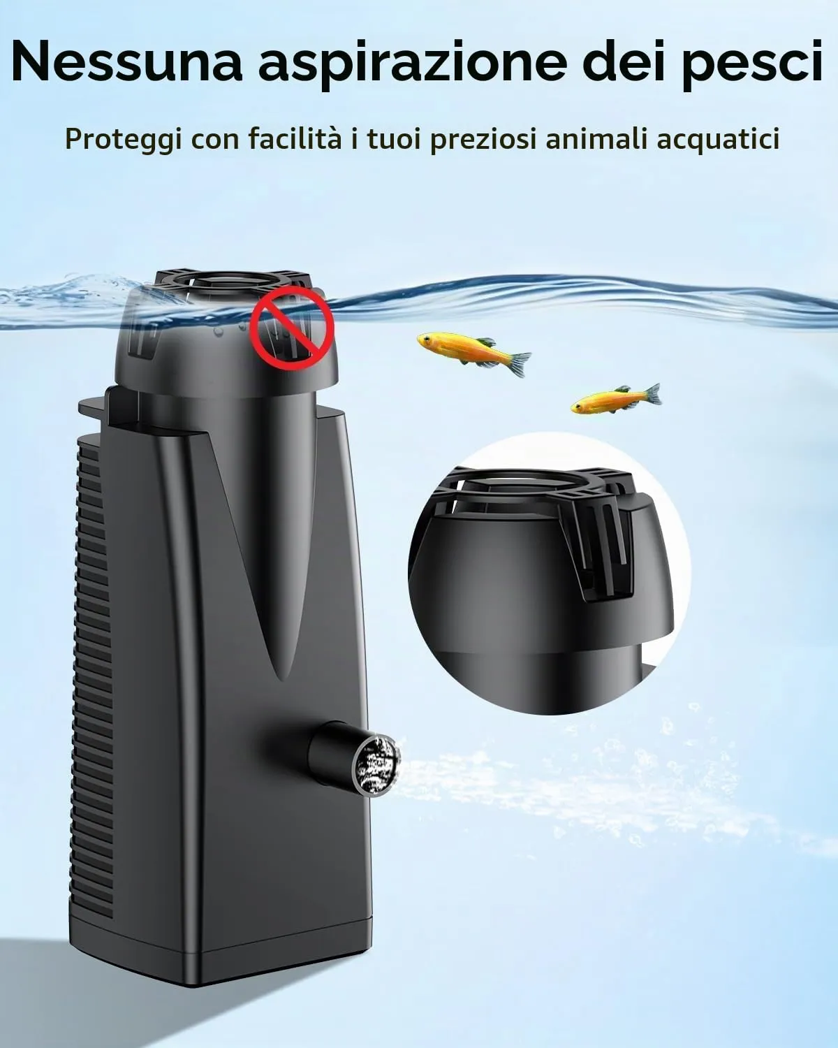 Pawfly Skimmer Superficie 300 L/H 4W per 350 L