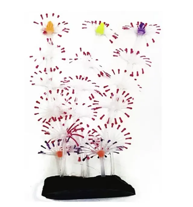 Aquariatech Decorazione Silicone Fluorescente 08P 8x6x18cm