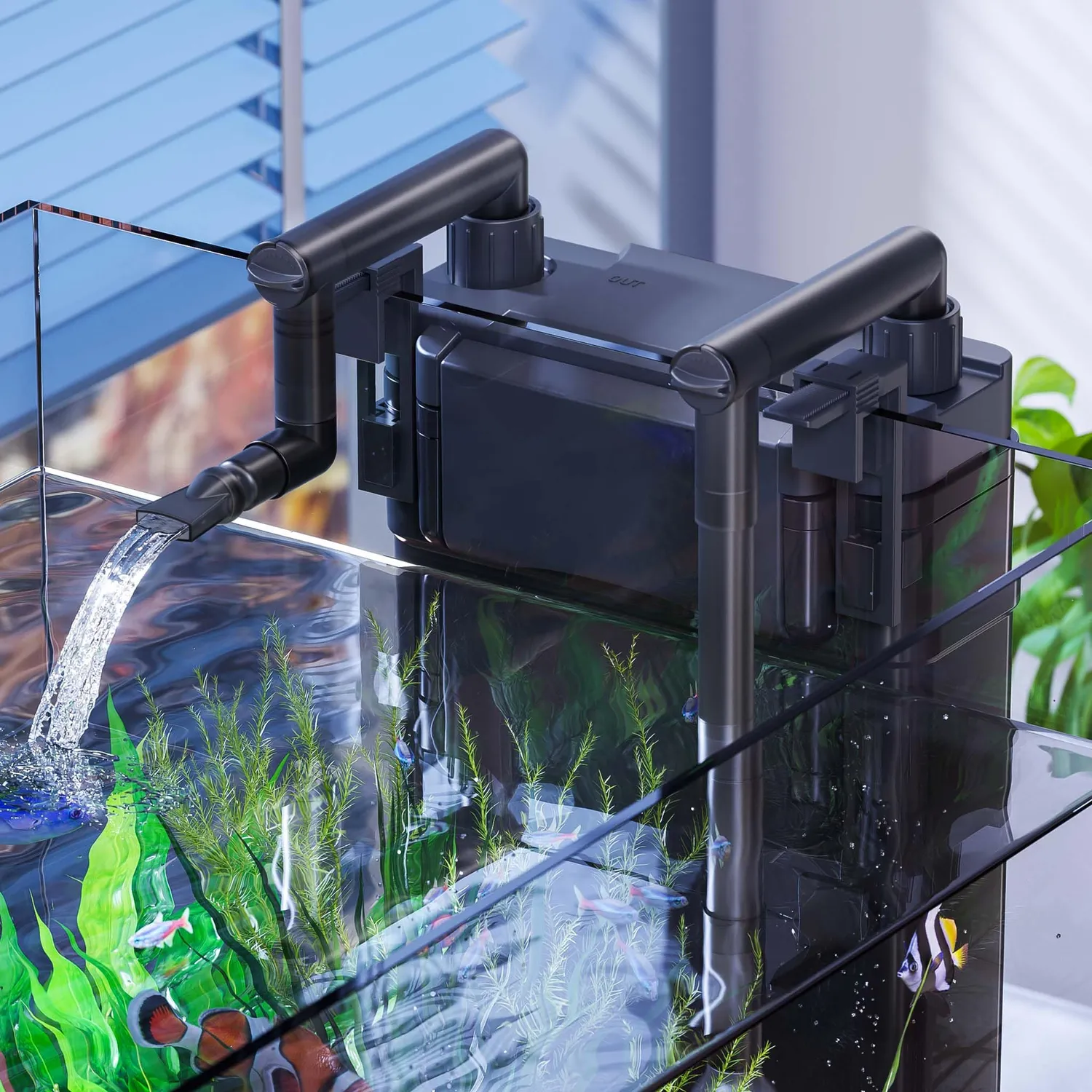 SunSun HBL-801 Filtro Zainetto Acquario 60 L 500 l/h