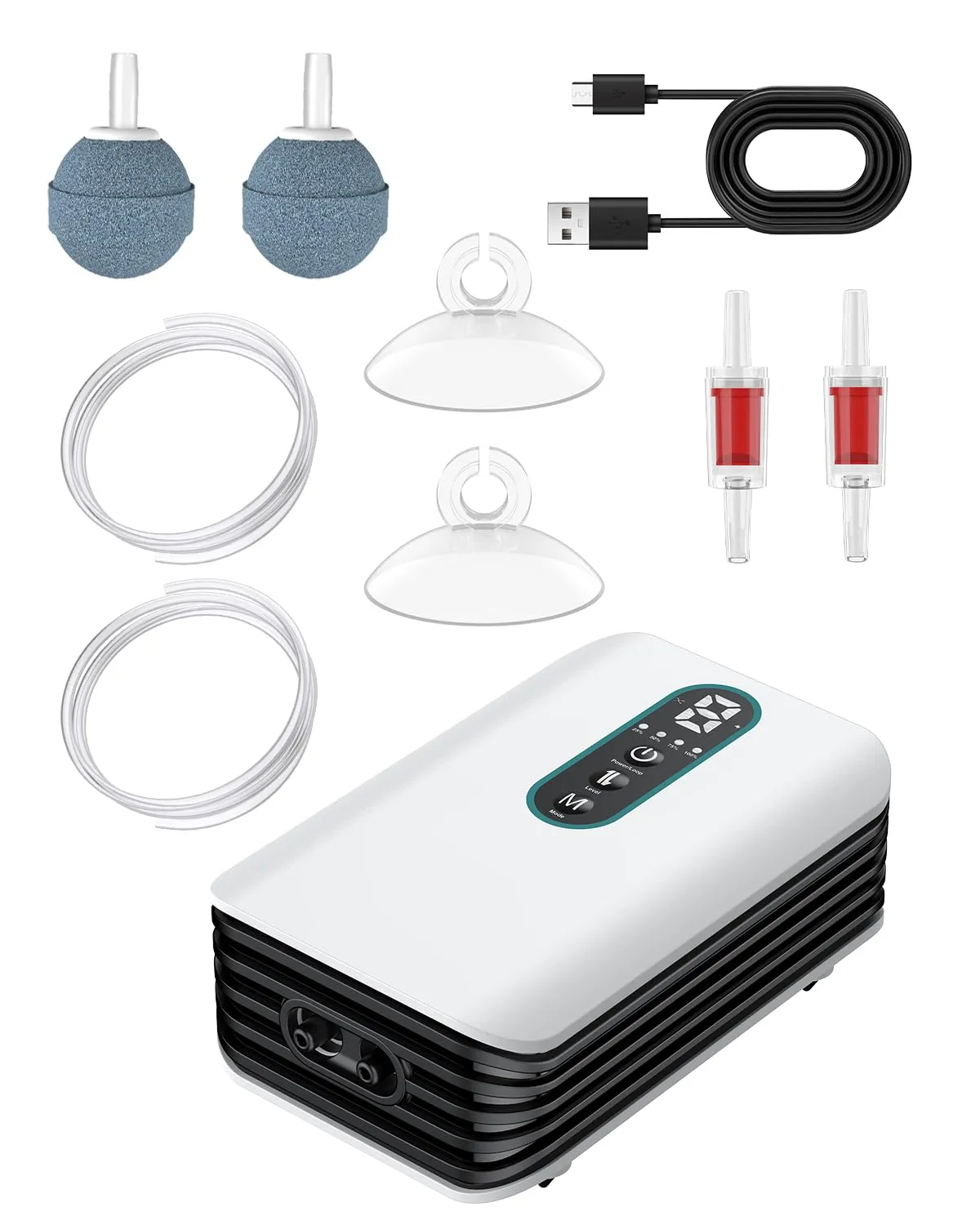 Pawfly Pompa Aria Acquario Ricaricabile 19-76 L USB