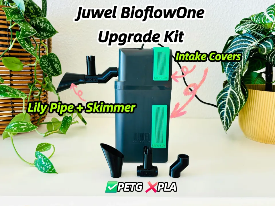 Moby Lab Bioflow One lily pipe skimmer cover set nero