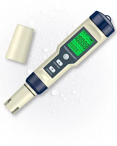 Pawfly Tester Piscina 5 in 1 pH Sale TDS EC Temperatura