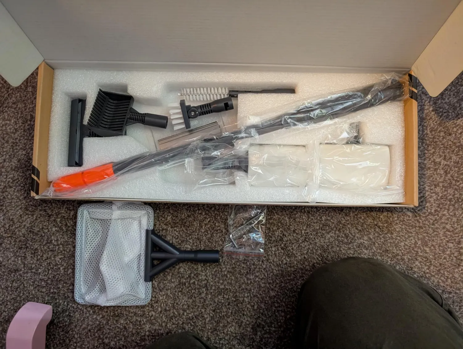 Pawfly Kit Pulizia Acquario 7 in 1 Manico Lungo Vetro