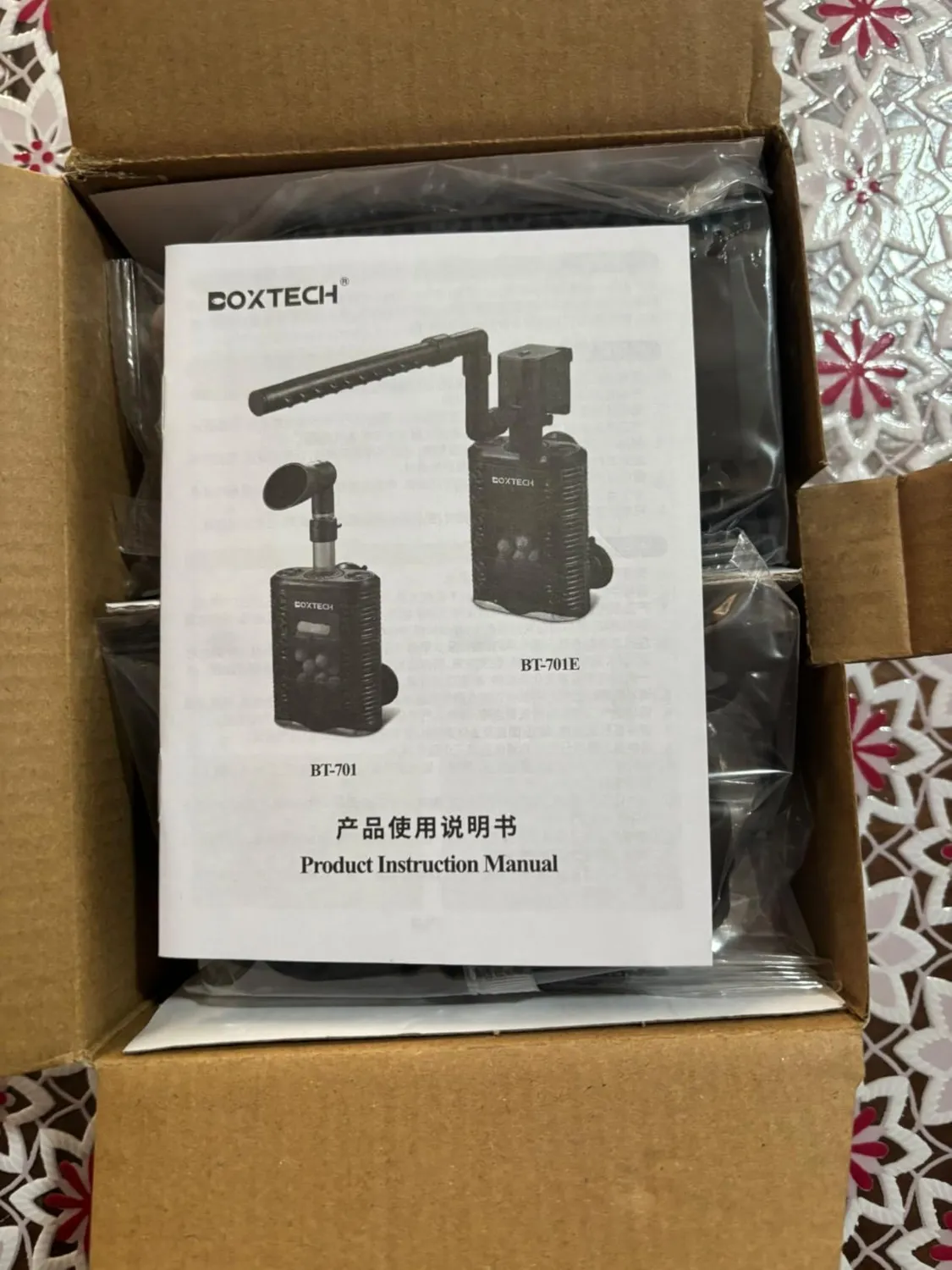 boxtech 5 in 1 filtro interno acquario 3W 390 L/H 75-150 L
