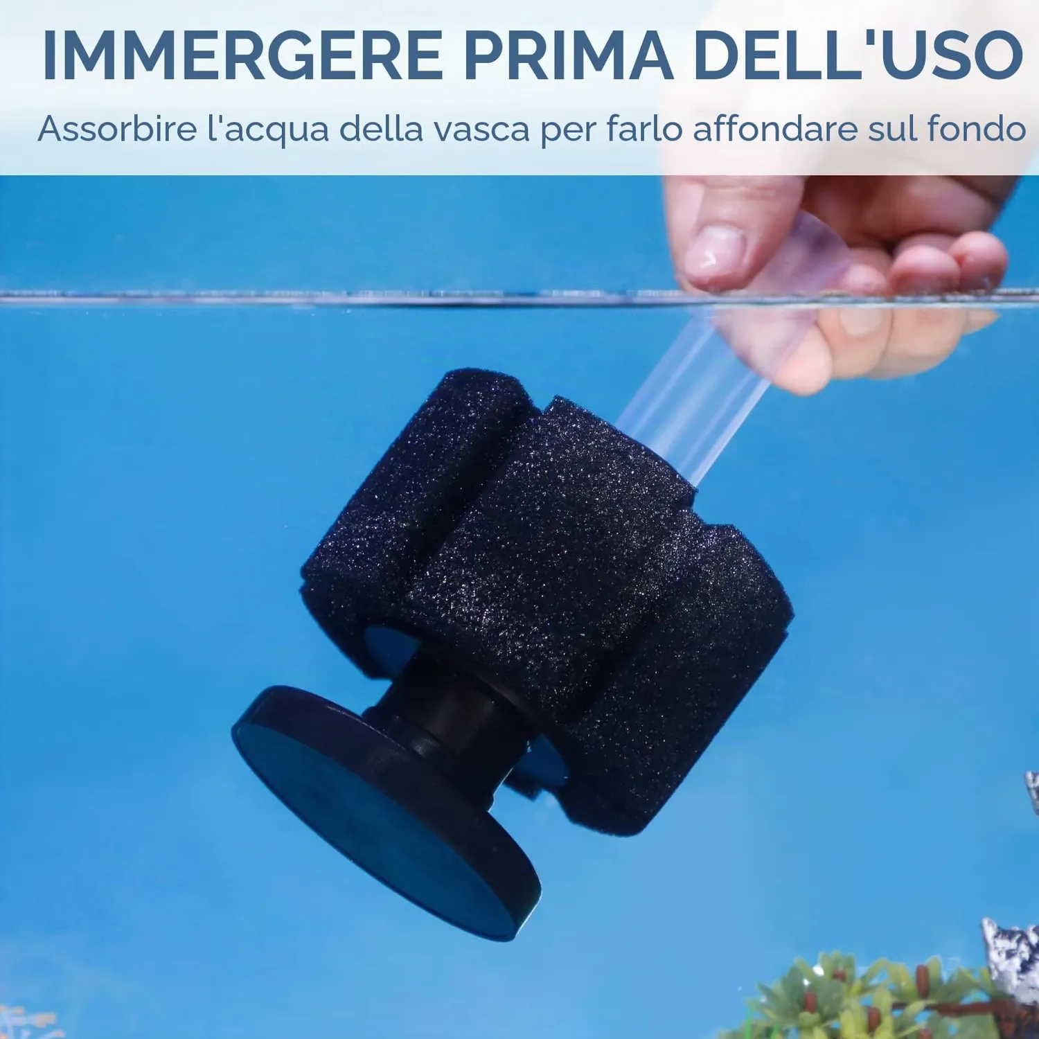 Pawfly Filtro a Spugna Acquario 120L per Avannotti e Betta