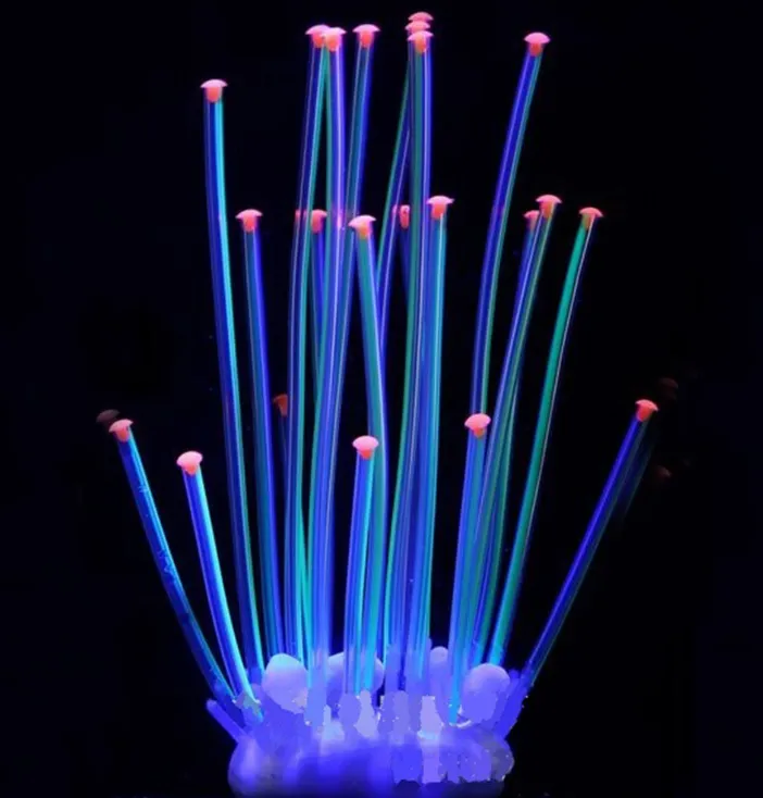 Aquariatech 26P decorazione silicone fluorescente 10x5x21h