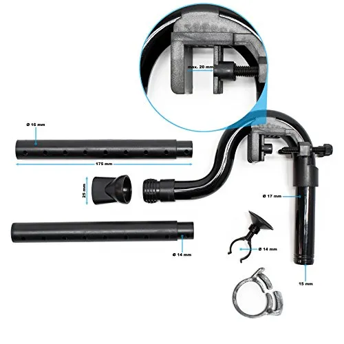 SunSun HW-302 set mandata filtro esterno acquario nero