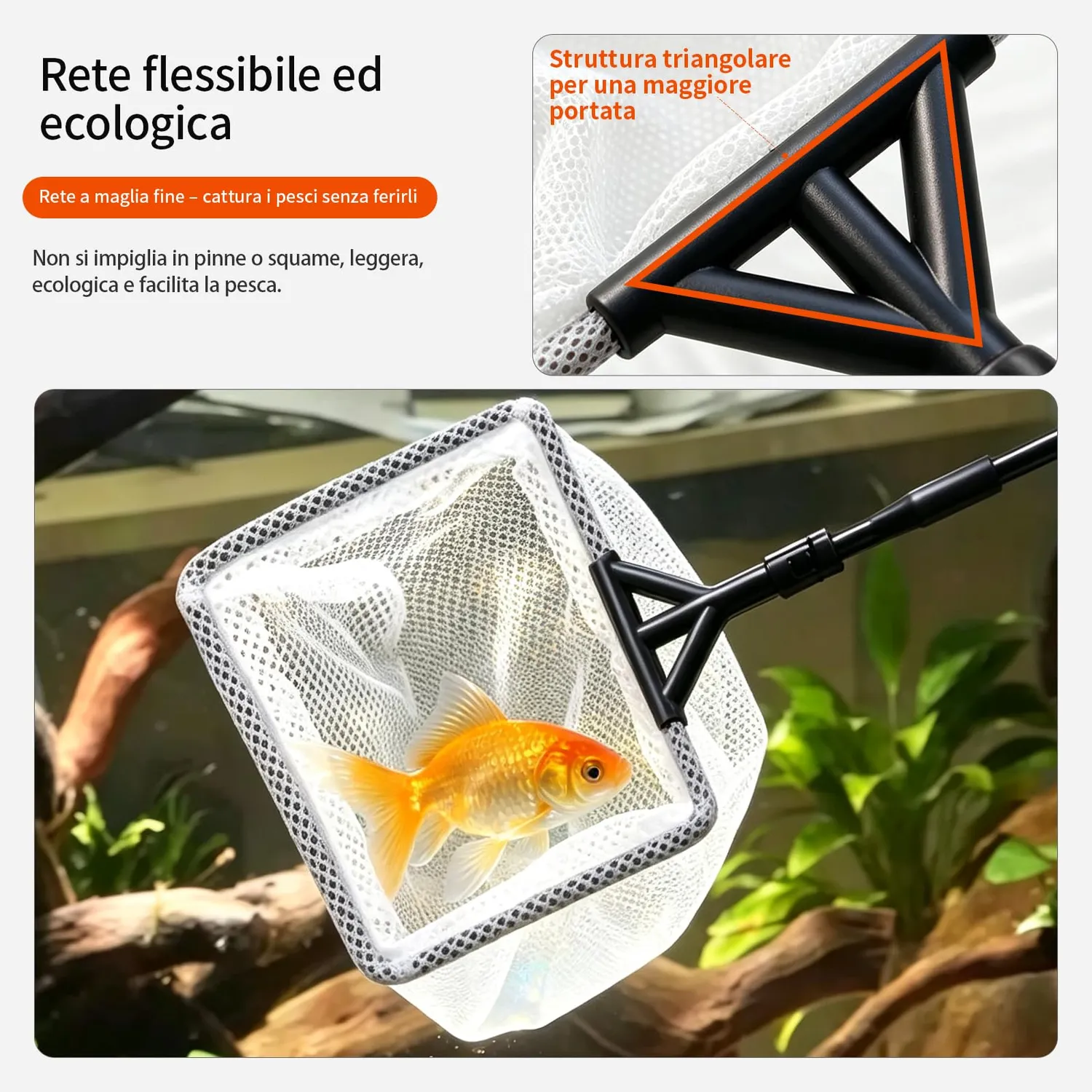 Boxtech 6 in 1 kit pulizia acquario manuale
