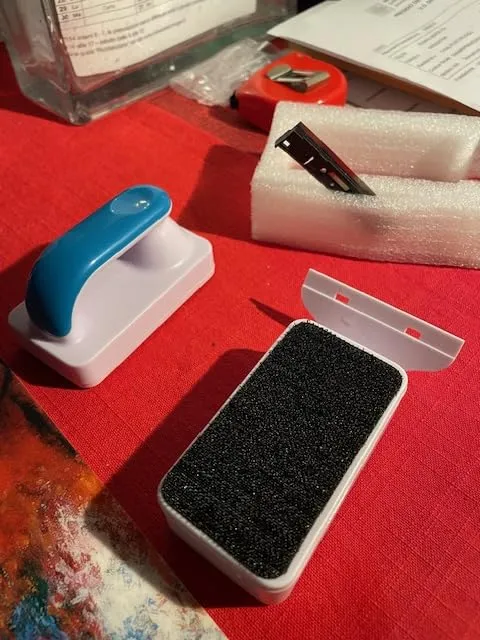 Pawfly spazzola magnetica acquario vetro 7,5 cm raschietto