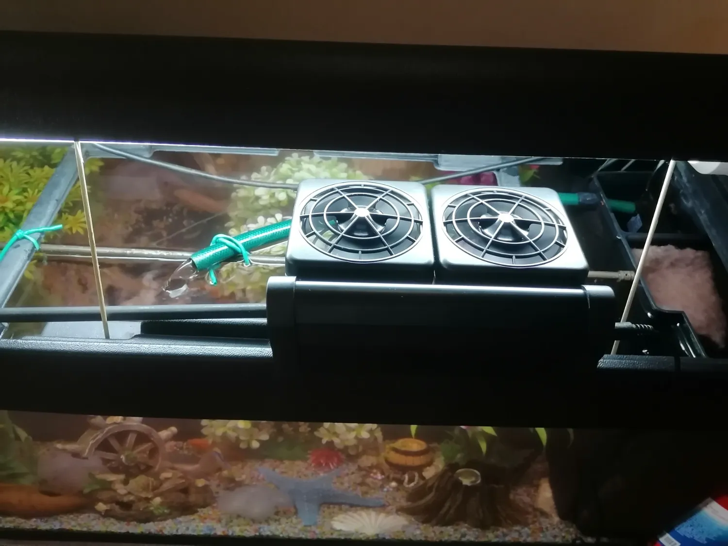 LONDAFISH ventola raffreddamento acquario 2 ventole 12V