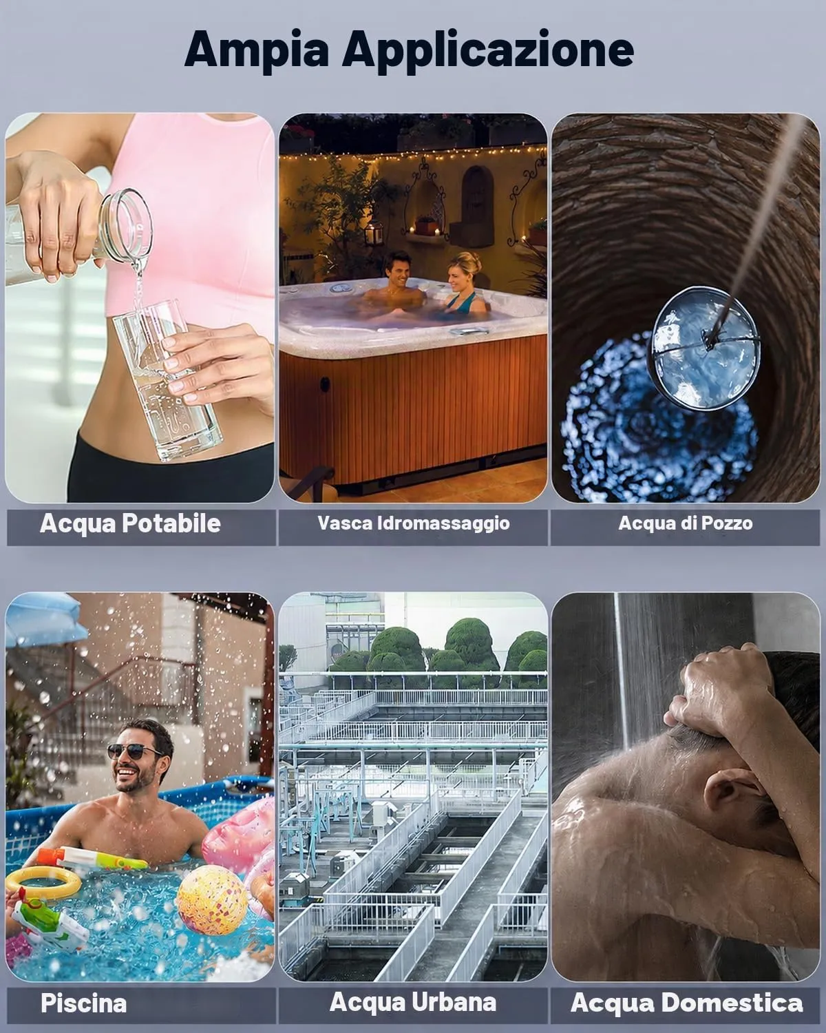 Pawfly Strisce Test Acqua 16 in 1 da 50 Pezzi