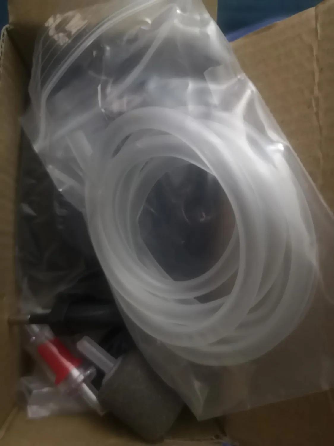 boxtech mini aeratore acquario 1,5W kit pietra aria