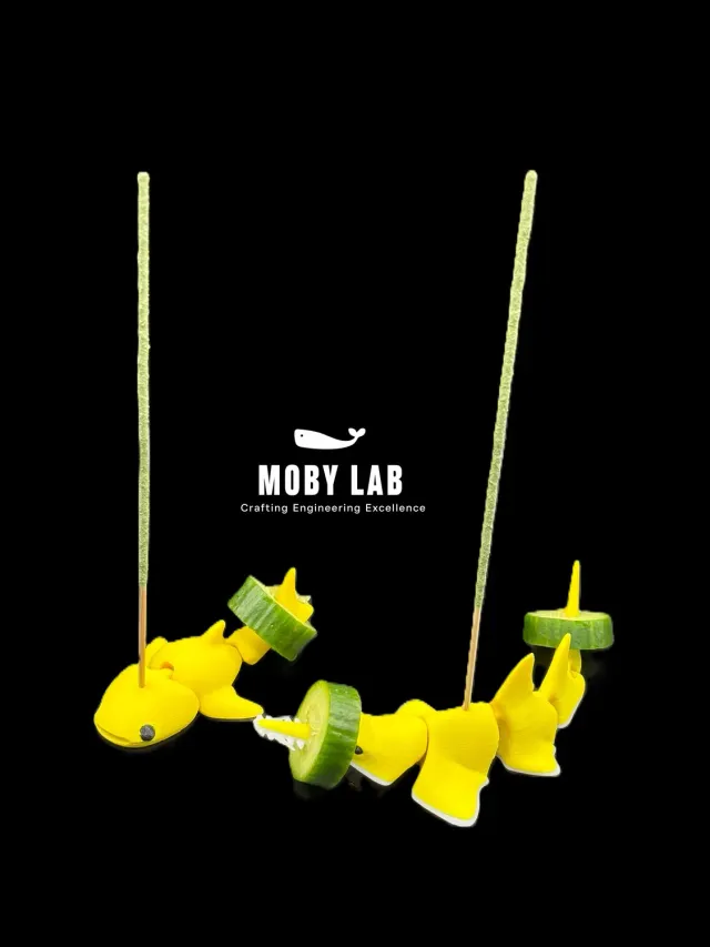 Moby Lab Fish porta cibo pesci e gamberetti PETG