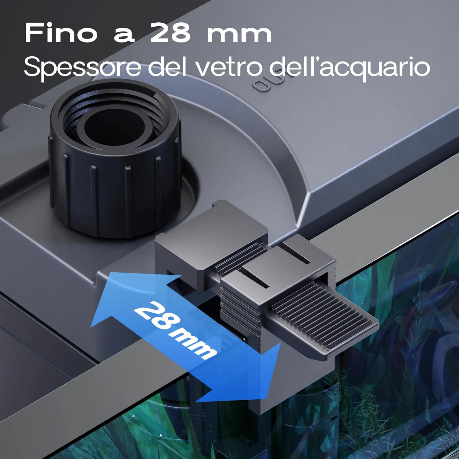 SunSun HBL-801 Filtro Zainetto Acquario 60 L 500 l/h