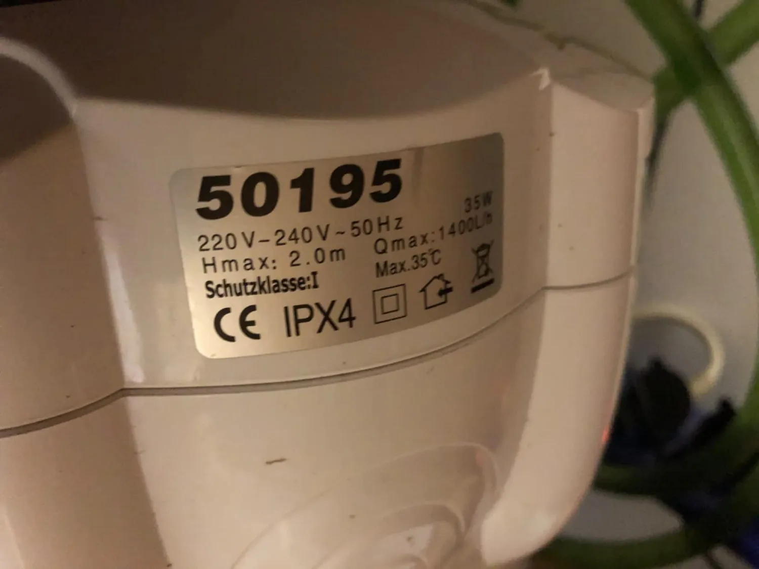 SunSun HW-302 albero pompa girante filtro esterno