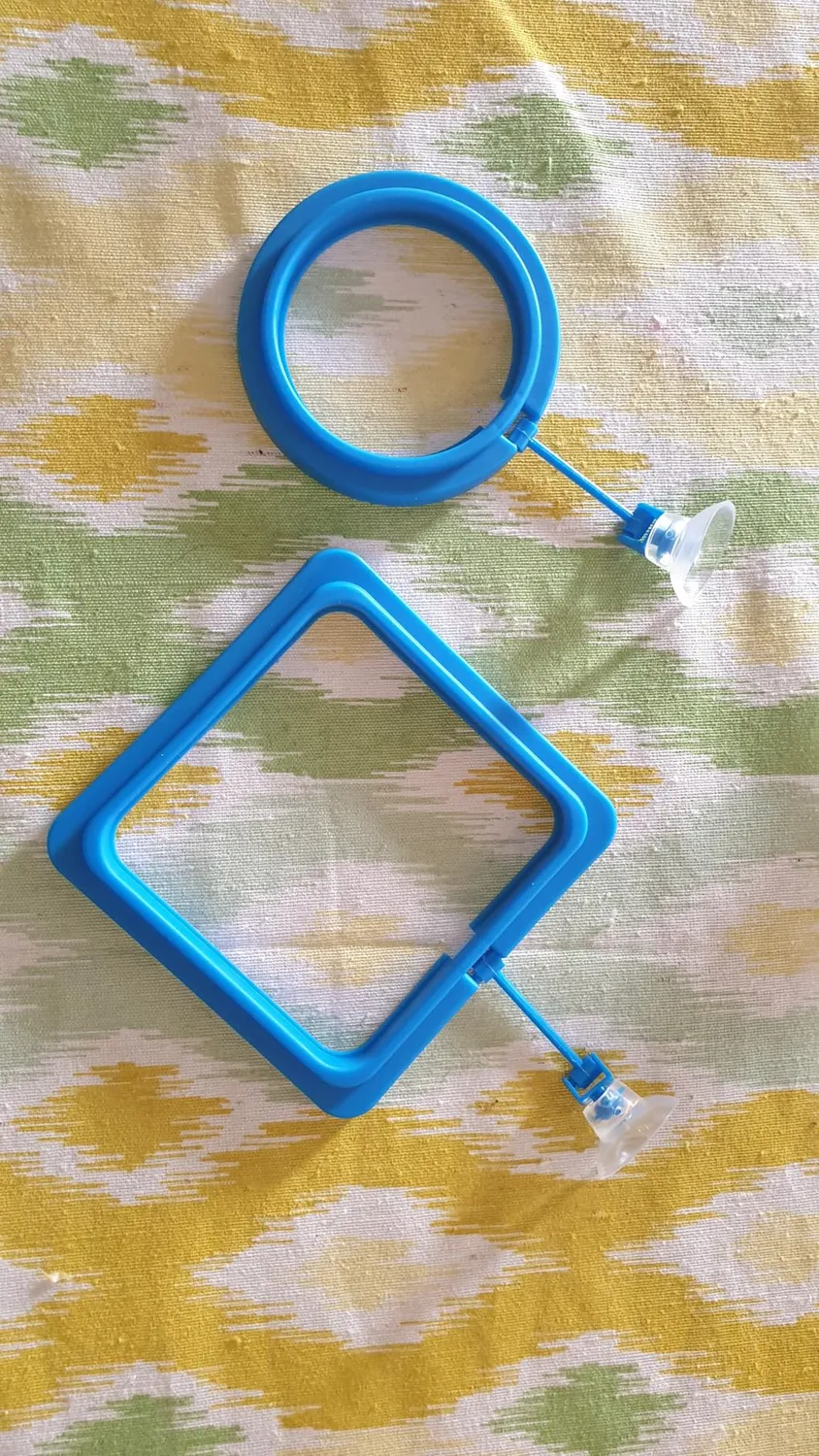 Pawfly Anello Alimentazione Pesci 2 Pezzi Rotondo Quadro