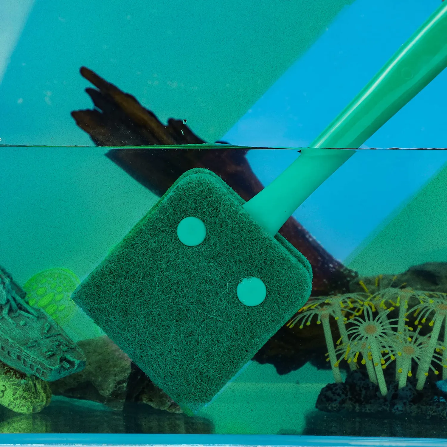 Pawfly Raschietto Alghe Acquario Spugna Manico 25,4 cm