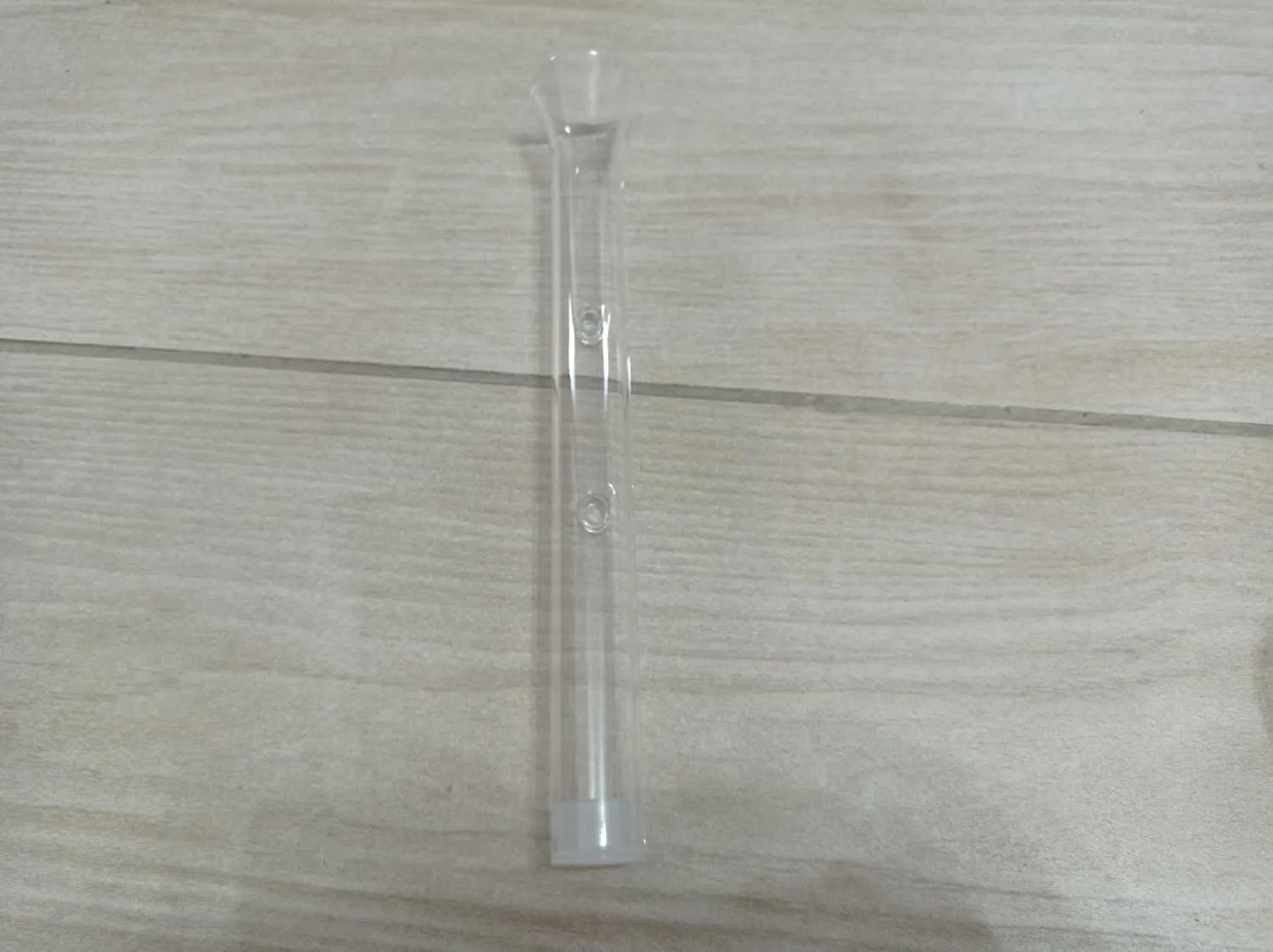 Pawfly tubo alimentazione pesci vetro 20 cm con ciotola
