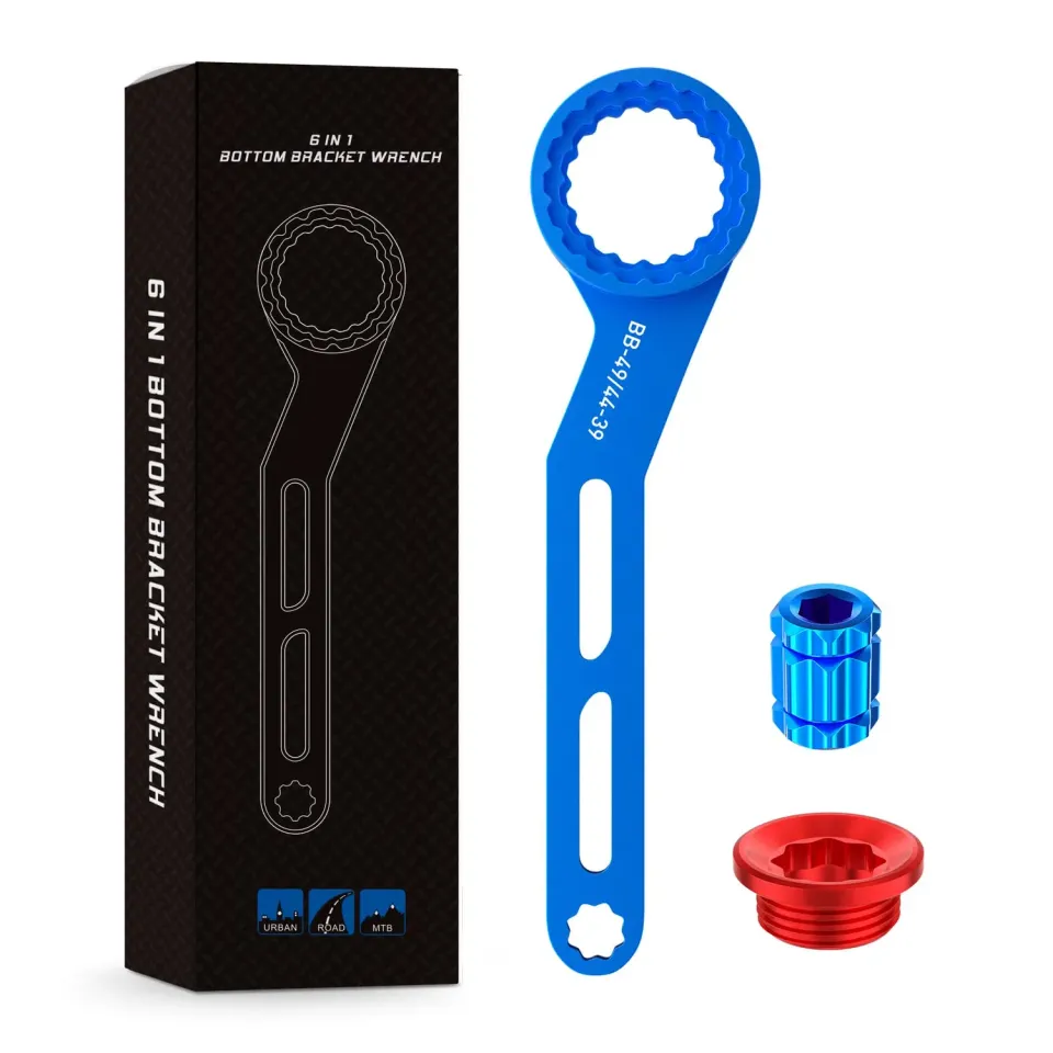 Pawfly Chiave Movimento Centrale Bici 6 in 1 Alluminio