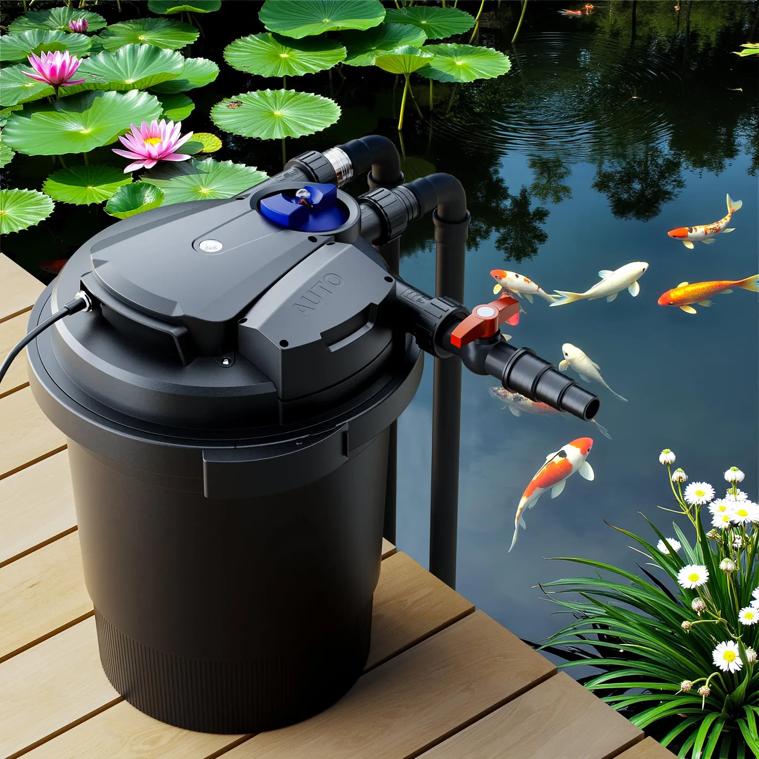 SunSun CPA-10000 filtro a pressione laghetto 10000 l/h UVC 11W