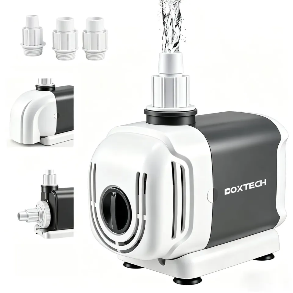 Boxtech pompa acquario 1000 l/h 15W regolabile multifunzione