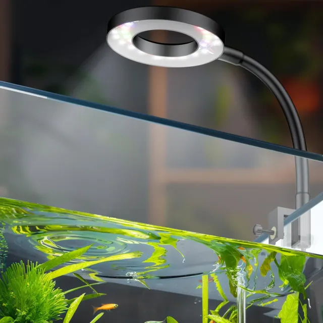 Pawfly Lampada LED Acquario Clip USB 4,5W Spettro Completo